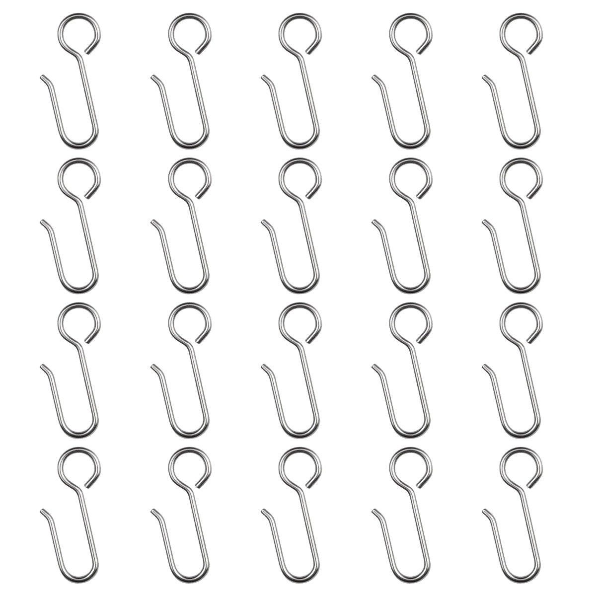 Wire Curtain Track Hooks Pin-On Drapery Hooks