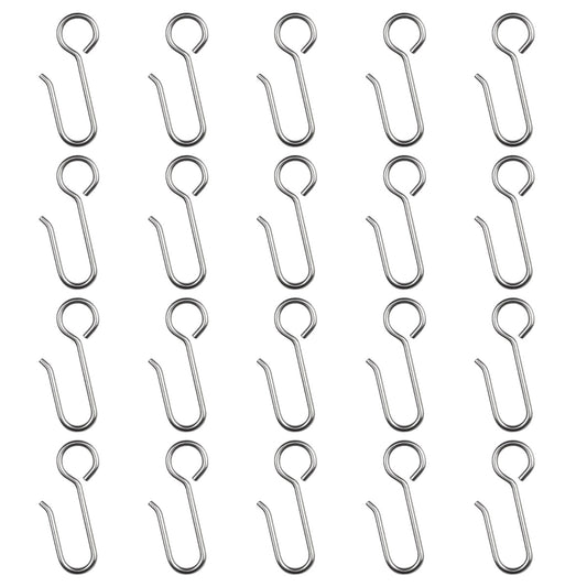 Wire Curtain Track Hooks Pin-On Drapery Hooks