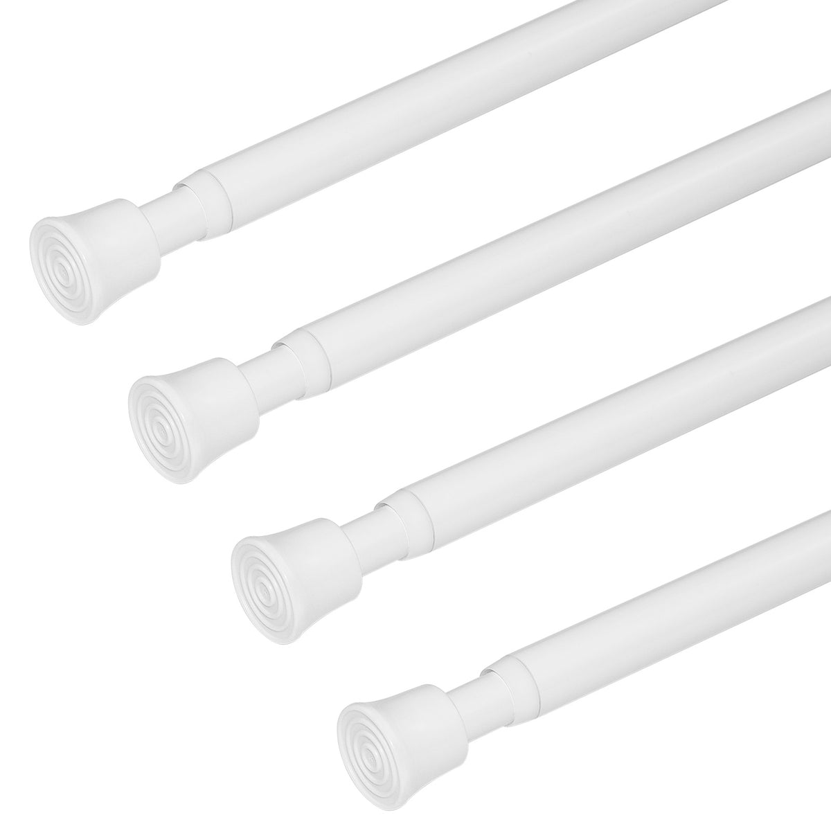 White Spring Tension Rod 3 Sizes