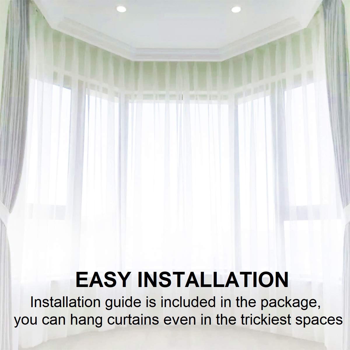 Flexible Ceiling Curtain Track (1G)