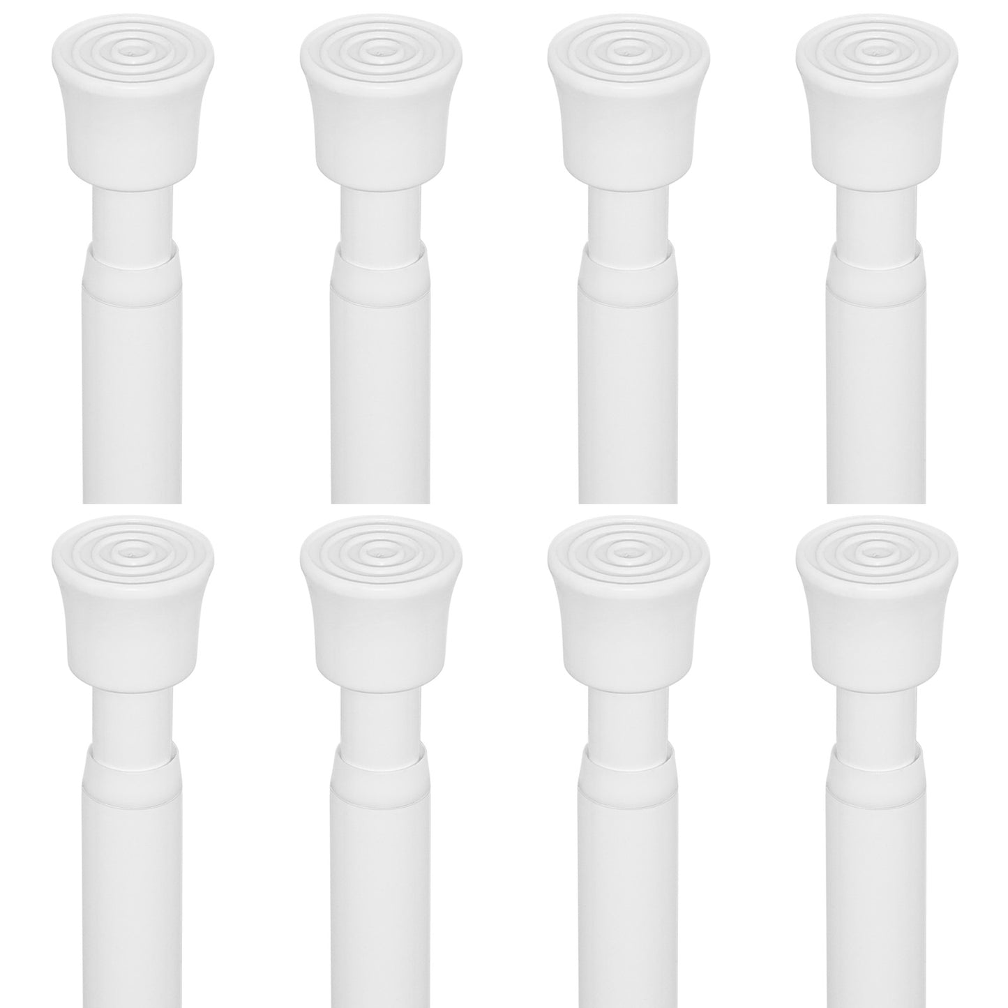 White Spring Tension Rod 3 Sizes