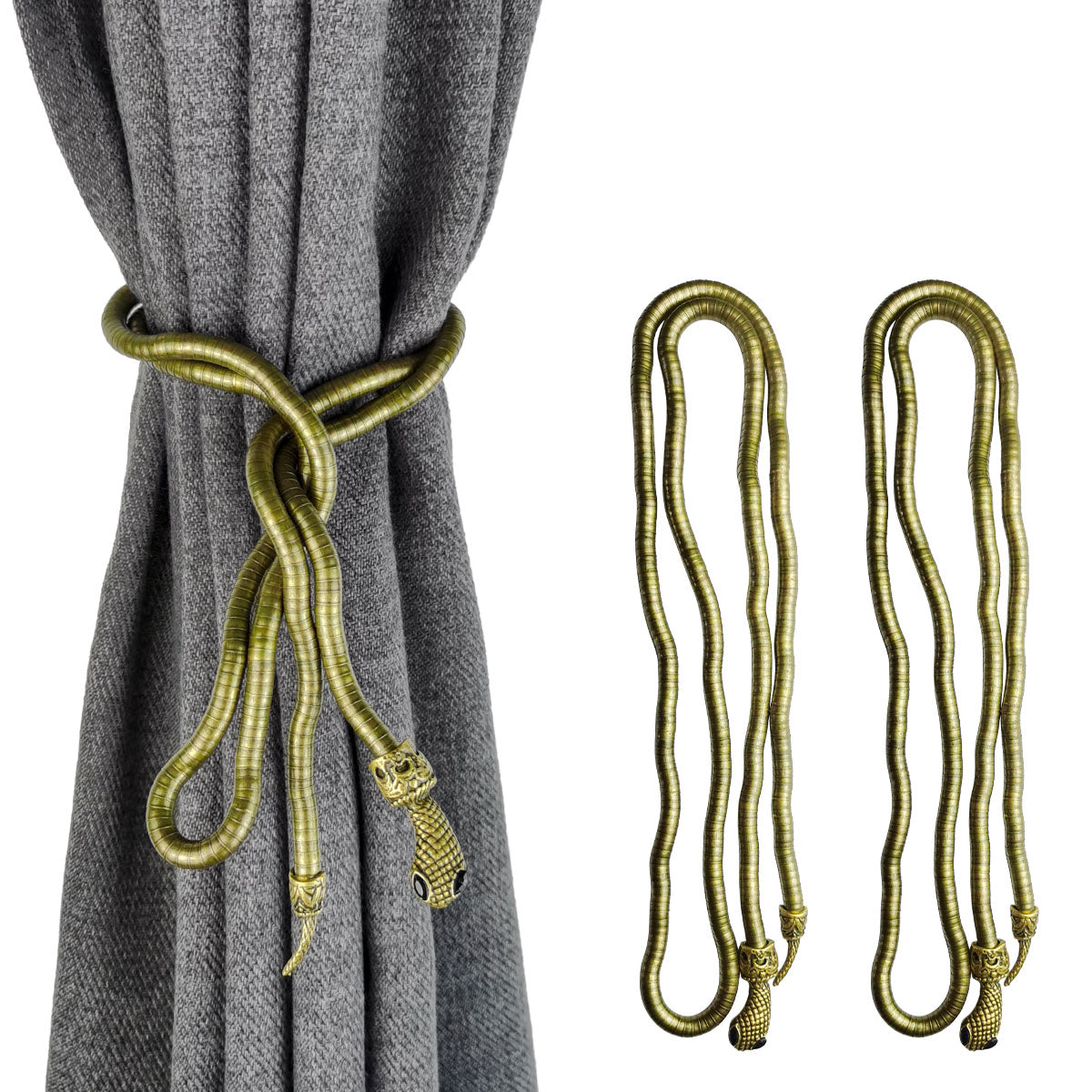 Snake Decorative Drapes Curtain Tiebacks