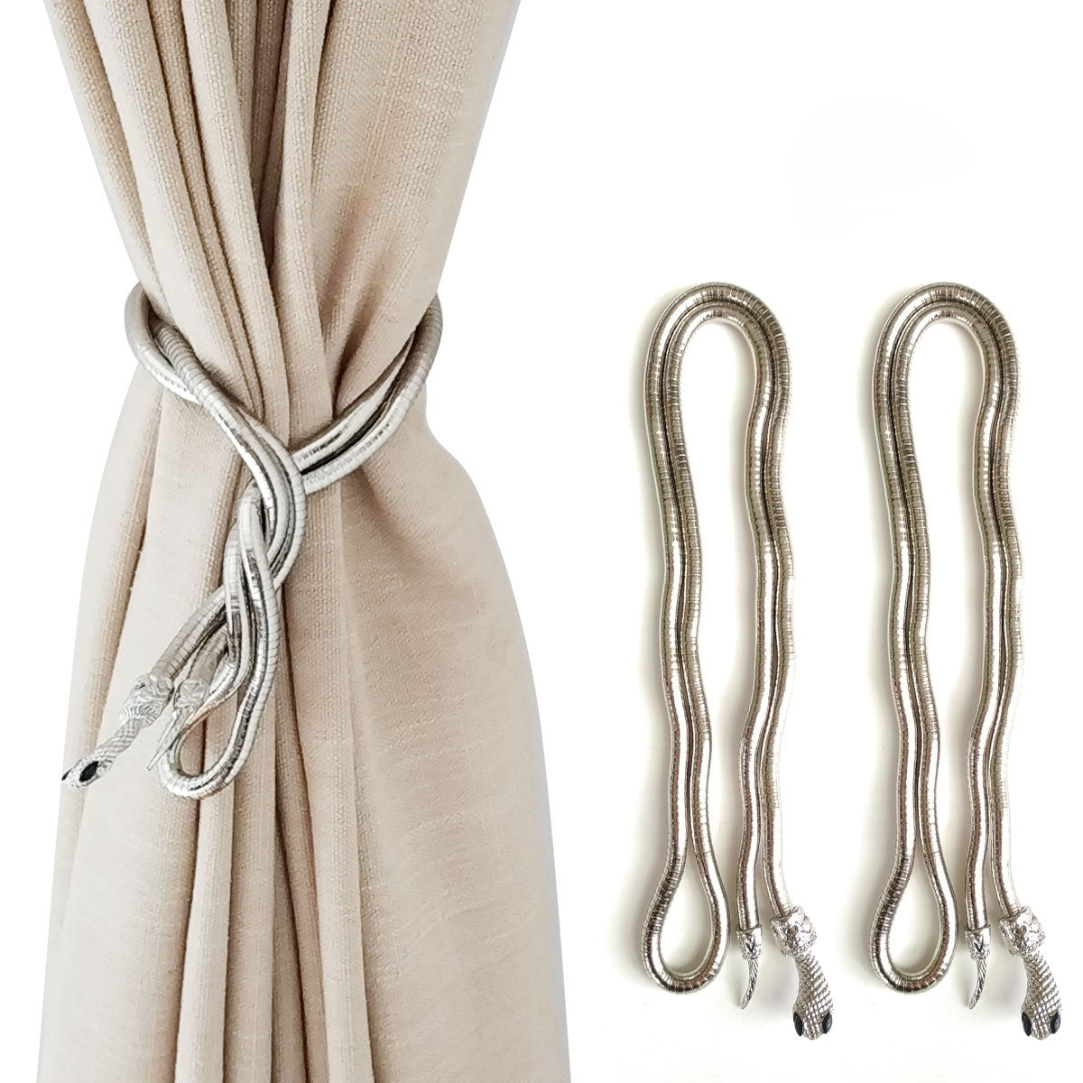 Snake Decorative Drapes Curtain Tiebacks